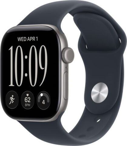 Apple Watch Series 12 42mm Space Gray Rubber Band