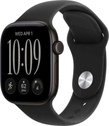 Apple Watch Series 12 42mm Black Rubber Band
