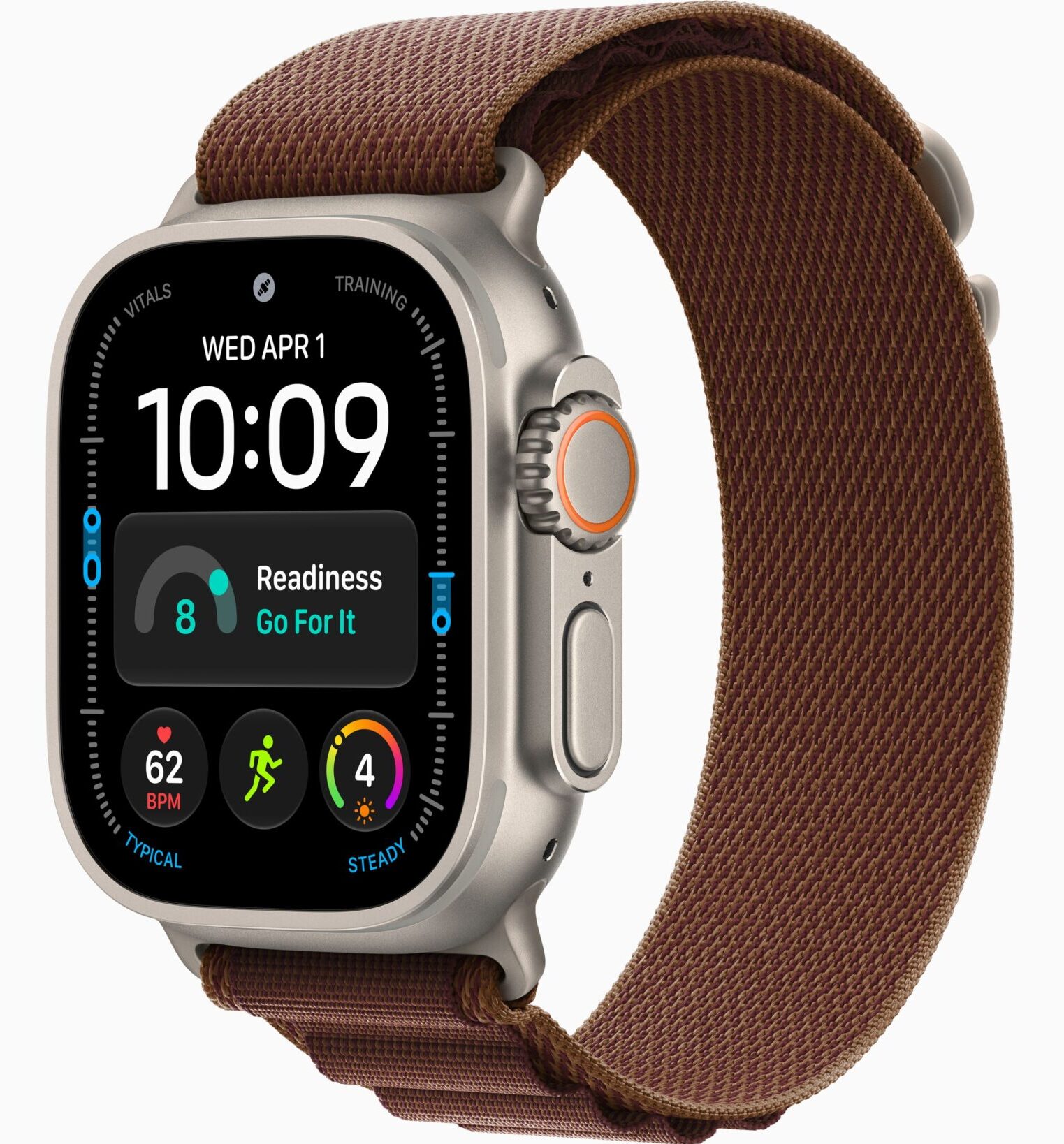 Apple Watch Ultra 4 Natural 49mm Burgundy Alpine Loop Apple Watch Ultra 4 Natural 49mm Burgundy Alpine Loop