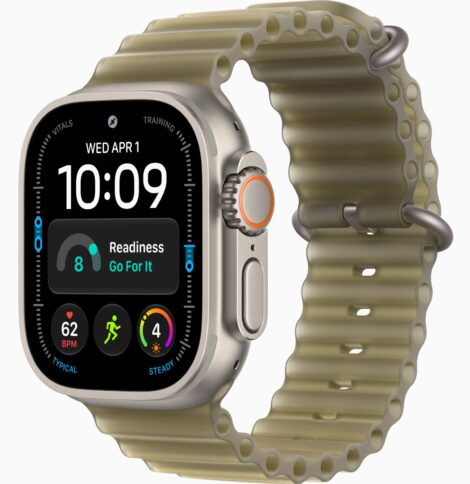 Apple Watch Ultra 4 Natural 49mm Translucent Kelp Ocean Band