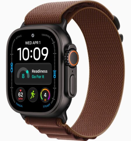 Apple Watch Ultra 4 Black 49mm Burgundy Alpine Loop